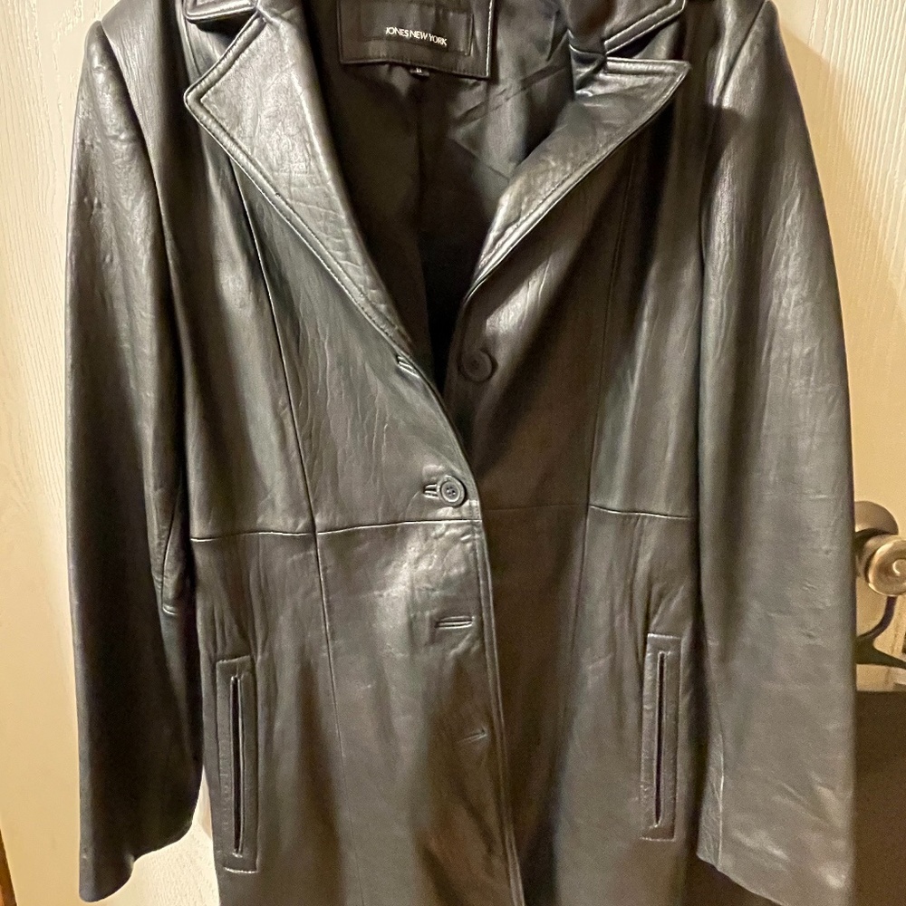 Long leather Jacket